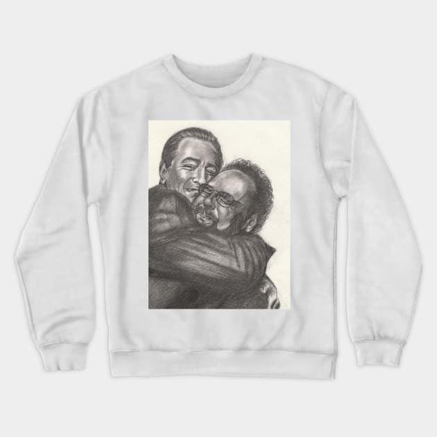 Robert De Niro, Billy Crystal Crewneck Sweatshirt by Svetlana Pelin